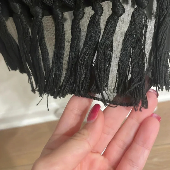 Endless Rose Crochet Mini Skirt in Black - Picture 5 of 14